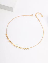 Small Triangle Clavicle Necklace