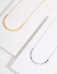 Small Triangle Clavicle Necklace
