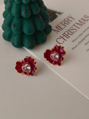 Red Heart Earrings