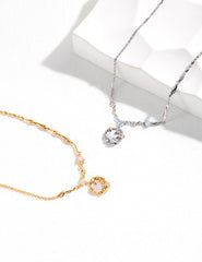 Moon Palace Necklace_Gold