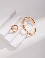 Ocean Wavy Bracelet_Gold