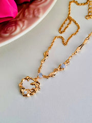 Moon Palace Necklace_Gold